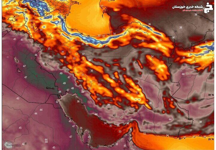 صدور هشدار نارنجی؛ ورود موج جدید گرمای شدید از روز دوشنبه صدور هشدار نارنجی؛ ورود موج جدید گرمای شدید از روز دوشنبه