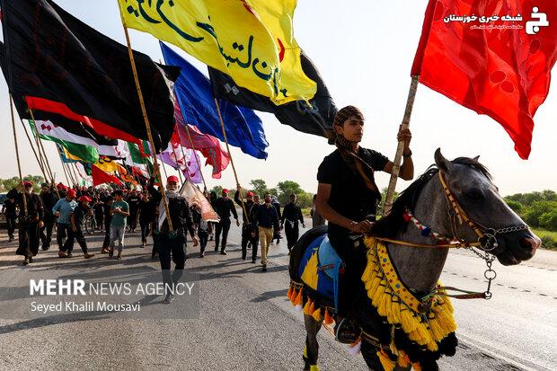 کاروان عشاق الحسین(ع) رامشیر در دیوانیه عراق کاروان عشاق الحسین(ع) رامشیر در دیوانیه عراق