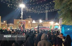 مردم خرمشهر برای دفاع از کشور تجمع کردند