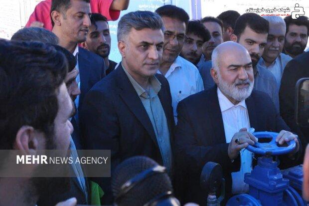 بهره‌برداری از ۹طرح شاخص آبرسانی روستایی درخوزستان به مناسبت هفته دولت