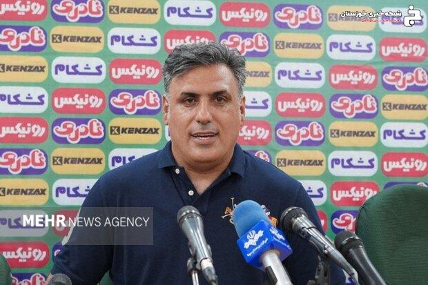 مسئولیت شکست استقلال خوزستان را میپذیرم مسئولیت شکست استقلال خوزستان را میپذیرم